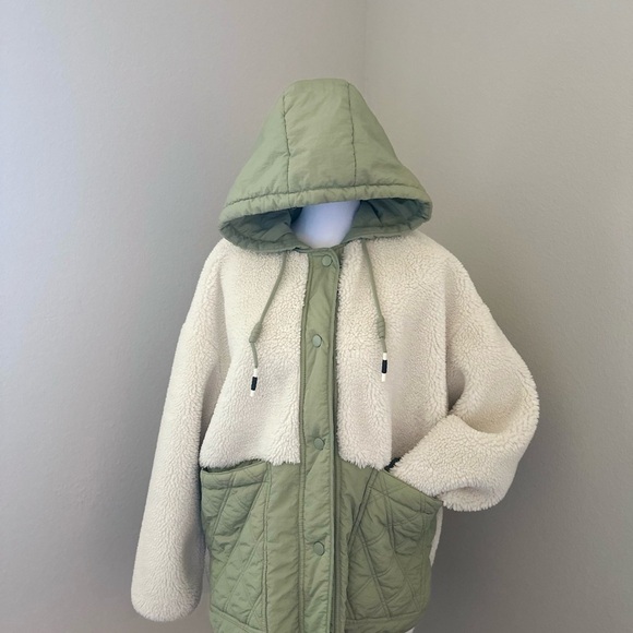 Zara sherpa long woman’s  jacket - Picture 2 of 14